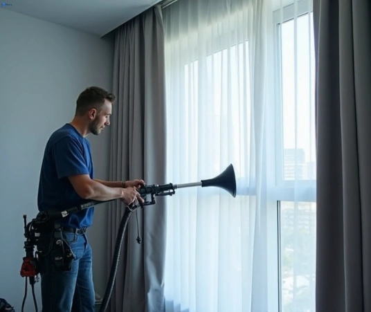 Professional drapes cleaning process tools Matty Curtain Cleaning chatswood-nsw